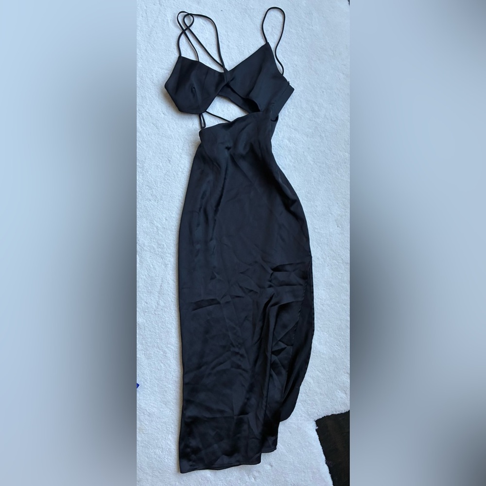 Zara Strapless Black Dress